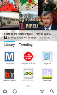 Top Android App Google Currents Home