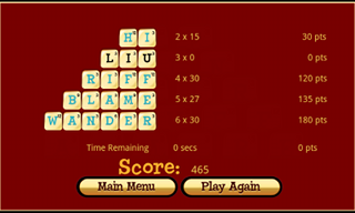 Top Android Game Dabble Word Game Score