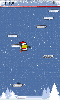 Top Android Game Doodle Jump Snow Theme Jetpack