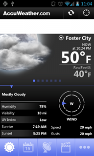 Top Android App AccuWeather Home Weather
